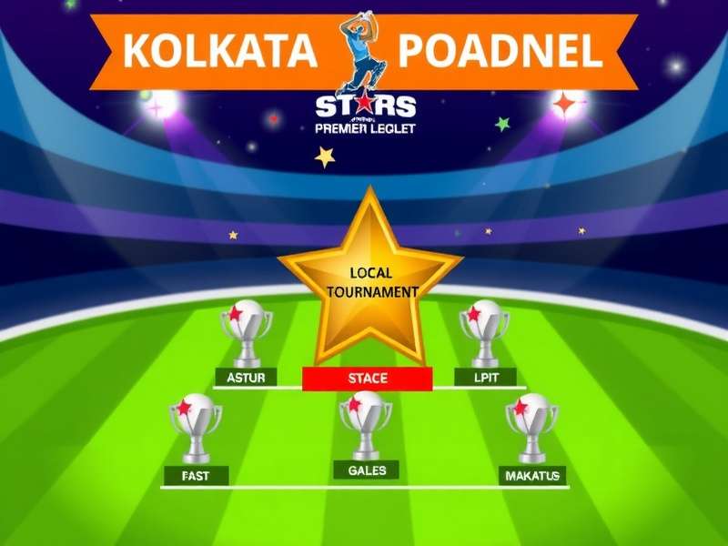 Kolkata Premier League Stars Game Banner